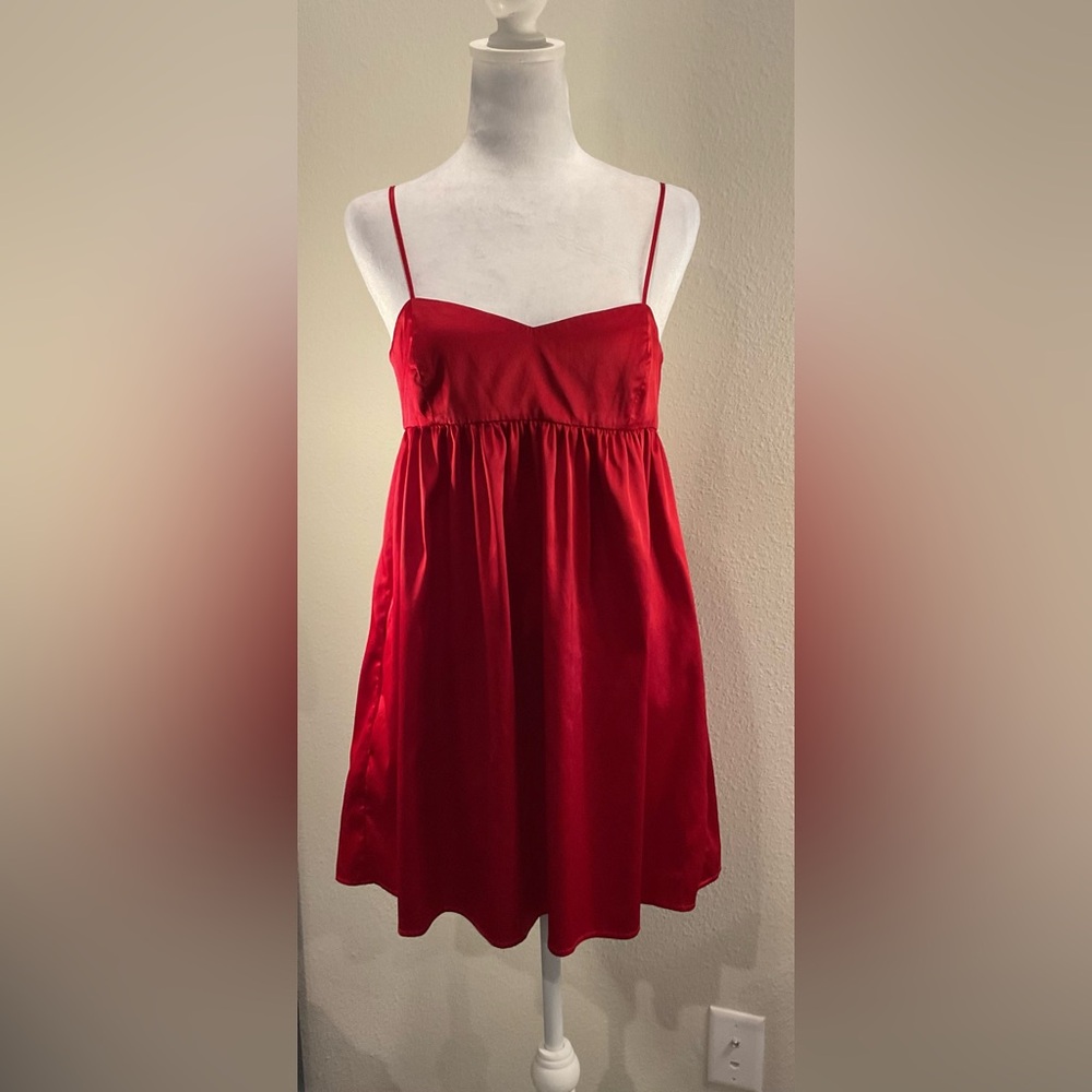 Forever 21 Red Babydoll Dress